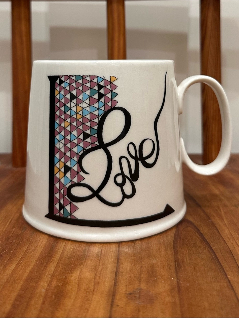 Anthropologie Florence Balducci L Love Mug Cup